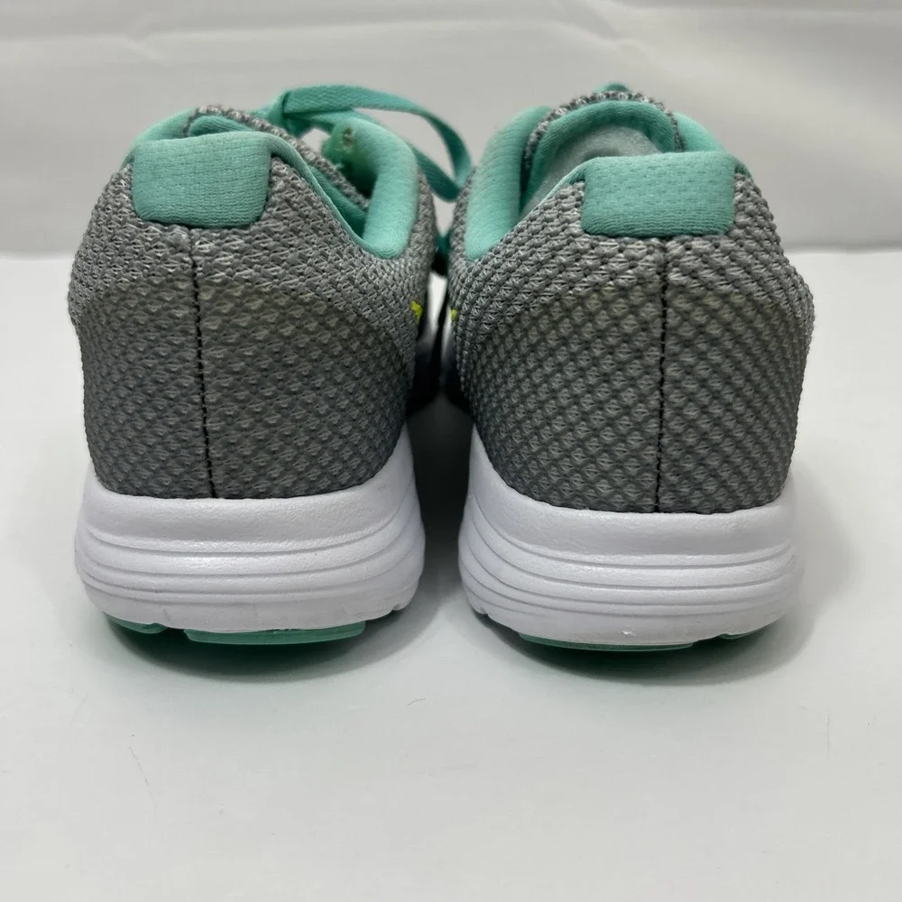 Nike Women Gray Turquoise Revolution 3 Running Shoe 819303-005 Size 8 Sneakers